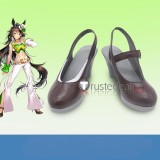 Uma Musume Pretty Derby Nishino Flower Fuji Kiseki Mr C B  White Brown Black Yellow Cosplay Boots Shoes