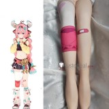 Genshin Impact Layla Varesa Noelle Eula Mona Printed Tights Socks Leggings Stockings Cosplay Accessories