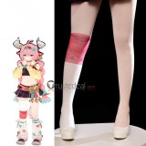 Genshin Impact Layla Varesa Noelle Eula Mona Printed Tights Socks Leggings Stockings Cosplay Accessories