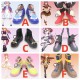Uma Musume Pretty Derby Mayano Top Gun Yayoi Akikawa Mihono Bourbon Brown Blue Black Yellow Cosplay Boots Shoes