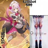 Genshin Impact Layla Varesa Noelle Eula Mona Printed Tights Socks Leggings Stockings Cosplay Accessories