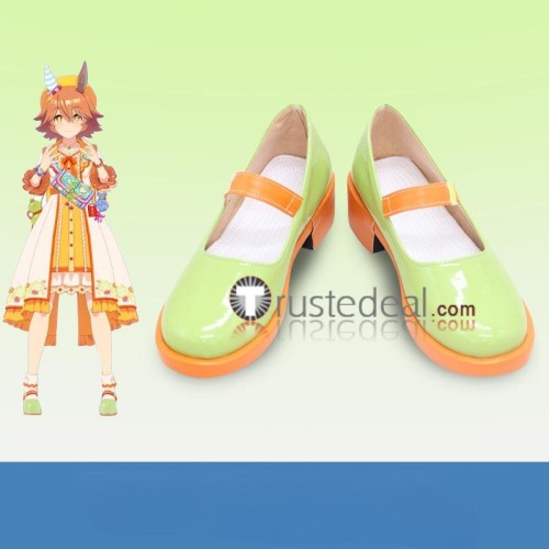 Uma Musume Pretty Derby Matikanefukukitaru Mejiro Ardan Gold City Green Blue White Cosplay Boots Shoes