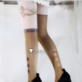 Genshin Impact Collei Ningguang Layla Lumine Printed Tights Socks Leggings Stockings Cosplay Accessories