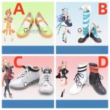 Uma Musume Pretty Derby Matikanefukukitaru Mejiro Ardan Gold City Green Blue White Cosplay Boots Shoes