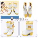 Uma Musume Pretty Derby Nishino Flower Fuji Kiseki Mr C B  White Brown Black Yellow Cosplay Boots Shoes