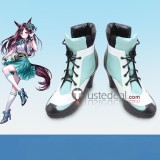 Uma Musume Pretty Derby Orfevre Ikuno Dictus Mejiro Dober Yaeno Muteki Purple Brown White Cosplay Boots Shoes