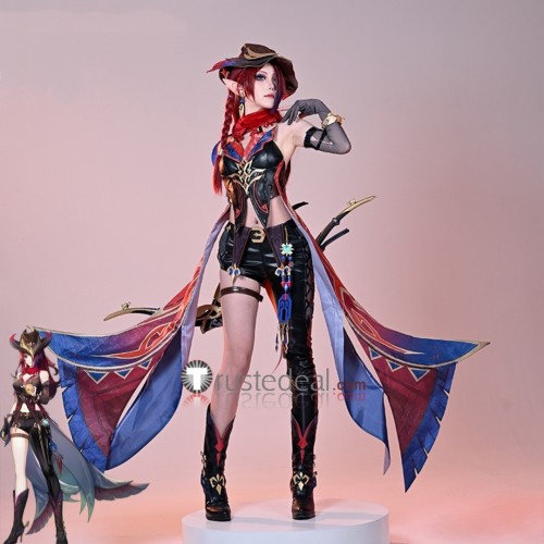 Genshin Impact Flower Feather Clan Chasca Cosplay Costume