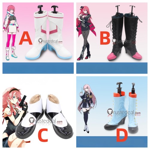 Vocaloid Megurine Luka Magical Mirai 2023 Black Circus Cosplay Boots Shoes