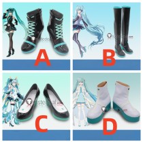Vocaloid Miku 16th Anniversary Expo Project Sekai the Movie Cosplay Boots Shoes
