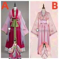 Kusuriya no Hitorigoto The Apothecary Diaries Maomao Psychic Princess Tong Ling Fei Qian Yunxi Pink Hanfu Dress Cosplay Costume
