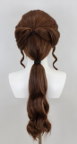 Commission Guilty Gear Jam Kuradoberi Brown Styled Cosplay Wig