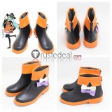 Vocaloid Miku Hatsune Halloween 2nd Season Orange Black Cosplay Costume