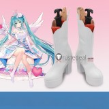 Vocaloid Miku Panda Cherry Jasmine Sweet Angel Cosplay Boots Shoes