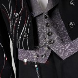Love and Deepspace Rafayel Wedding Suit Black Cosplay Costume
