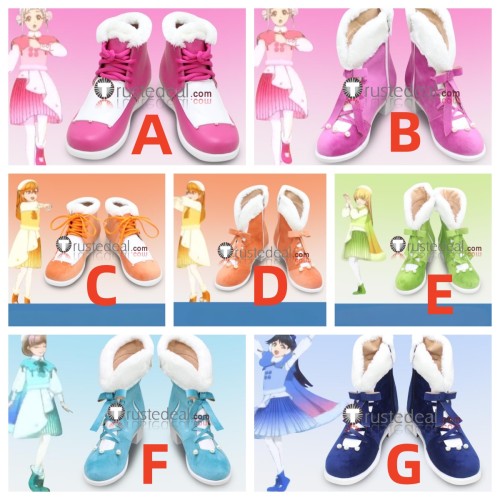 LoveLive! SuperStar!! Liella Starlight Prologue Chisato Arashi Shibuya Kanon Sumire Heanna Keke Tang Ren Hazuki Cosplay Boots Shoes