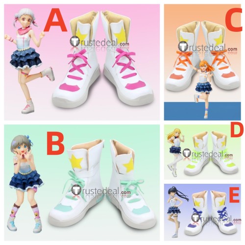 LoveLive! SuperStar!! Liella Arashi Keke Kanon Heanna Hazuki Cosplay Boots Shoes