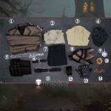 Identity V Grave Keeper Andrew Kreiss Purple Train Conductor Nether Pact Cosplay Costume