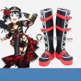 LoveLive Sunshine Aqours Punk Rock Awakening Chika Riko You Yoshiko Hanamaru Ruby Kanan Mari Dia Cosplay Boots Shoes