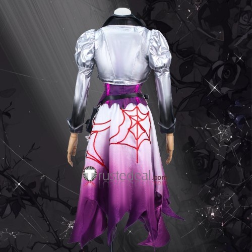 Identity V Doctor Emily Dyer Antimony Purple Cosplay Costume