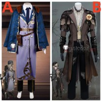 Identity V Grave Keeper Andrew Kreiss Purple Train Conductor Nether Pact Cosplay Costume