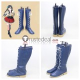 Love Live! Nijigasaki High School Idol Club Setsuna Yuki Blue Brown Black Cosplay Boots Shoes