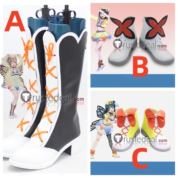 Love Live Sunshine Aqours Yoshiko Ruby Chika Dia Riko Kanan Mari Cosplay Shoes Boots
