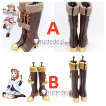 Love Live Sunshine Aqours Christmas Choir Yoshiko Ruby Kurosawa Hanamaru Kunikida Mari Ohara Sakurauchi Riko Awakening Cosplay Boots Shoes
