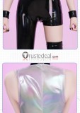 Panty Stocking with Garterbelt Polyester Polyurethane‌ Silver Black Cosplay Costume