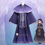 Silent Witch Monica Everett Magic Robe Black Purple Cosplay Costume