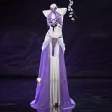Genshin Impact Raiden Ei Shogun Dancing Dress Purple Cosplay Costume