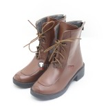 Silent Witch Monica Everett Brown Cosplay Boots Shoes