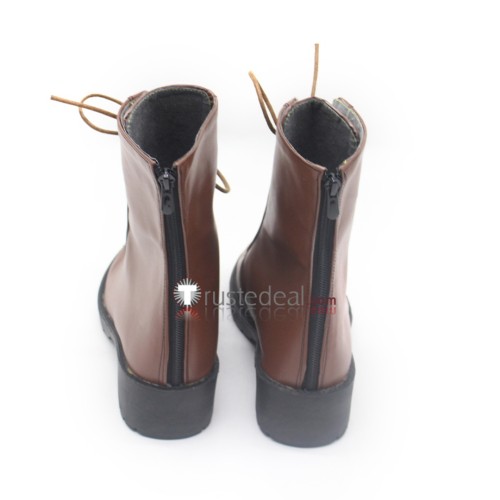 Silent Witch Monica Everett Brown Cosplay Boots Shoes