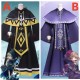 Silent Witch Monica Everett Magic Robe Black Purple Cosplay Costume