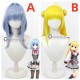 Hamidashi Creative Asumi Nishiki Hiyori Izumi Blue Yellow Cosplay Wig