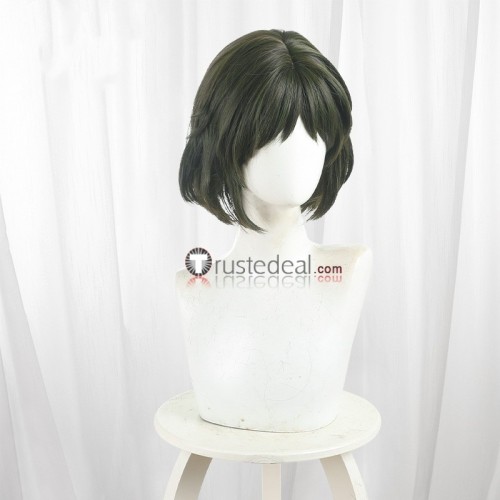 Princess Mononoke Hayao Miyazaki Grey Green Cosplay Wig