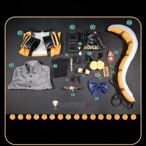 Zenless Zone Zero ZZZ Ju Fufu Tiger Thiren Cosplay Costume