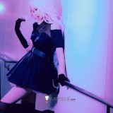 Alien Stage Mizi Blue Dress Cosplay Costume 2