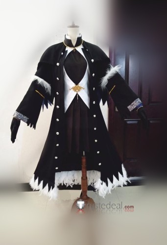 Arknights Lappland Black Cosplay Costume