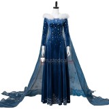 Olaf's Frozen Adventure Anna and Elsa Dress Cosplay Costumes
