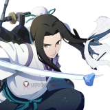 Naruto Haku Black Styled Cosplay Wig