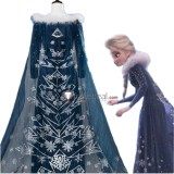 Olaf's Frozen Adventure Anna and Elsa Dress Cosplay Costumes