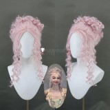 Wednesday Season 2 Agnes Enid Dance Brown Pink Styled Cosplay Wig
