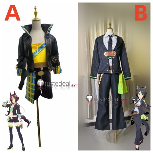 Uma Musume Pretty Derby The Decisive Vodka Fuji Kiseki Outfit Black Cosplay Costumes