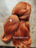 Tinker Bell and the Pirate Fairy Rosetta Brown Styled Cosplay Wig