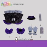 Akuyaku Reijou Tensei Ojisan Grace Auvergne Black Formal Dress Cosplay Costume