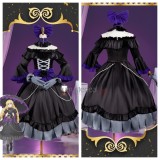 Akuyaku Reijou Tensei Ojisan Grace Auvergne Black Formal Dress Cosplay Costume