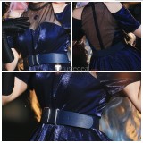 Alien Stage Mizi Blue Dress Cosplay Costume 2