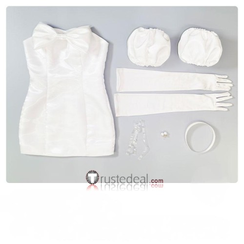 Alien stage Sua White Dress Cosplay Costume 2