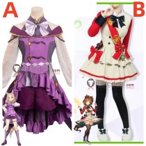 Uma Musume Pretty Derby Narita Top Road Purple Aston Machan Beige Outfit Cosplay Costumes