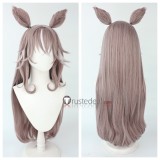 Uma Musume Pretty Derby Wonder Acute Vodka Fuji Kiseki Aston Machan Brown Black Cosplay Wigs